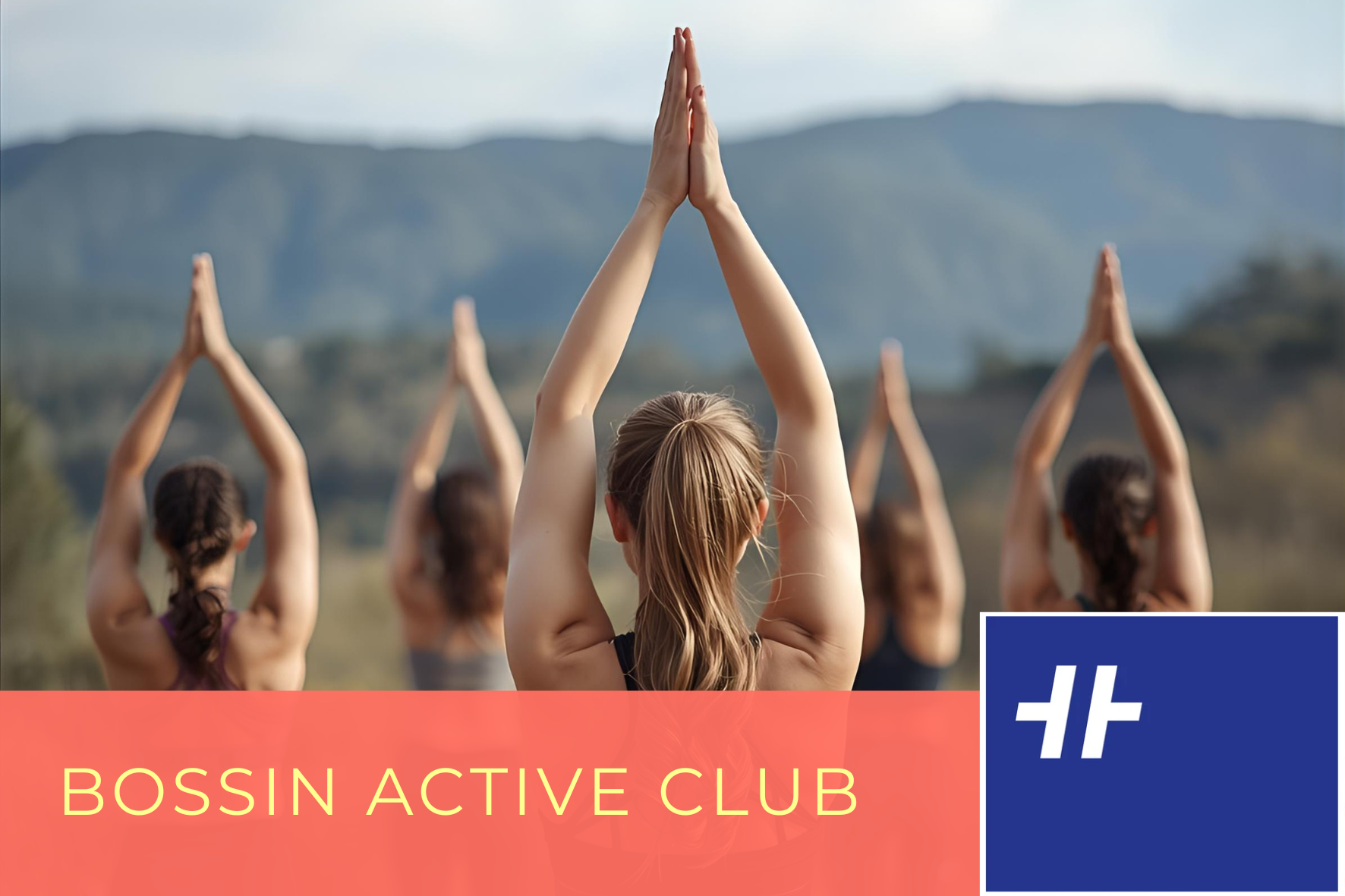 Bossin-Active-Club man sieht eine Frauenhand, die in ihren Laptop tippt